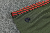 2025-26 Bayern Dark green Tank top and shorts suit