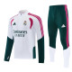 2026-27 RMA White Half Pull Tracksuit (半拉链)