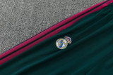2026-27 RMA White Half Pull Tracksuit (半拉链)