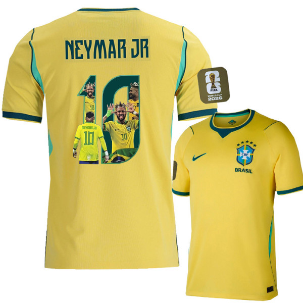 2026-27 Brazil Home Neymar Jr #10 Fans Soccer Jersey (Picture Number)