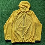 2026 World Cup Brazil Yellow Walkout Jacket (Hooded) #单上衣