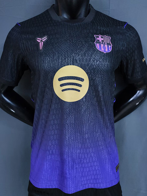 2026-27 BAR Black Purple Player Version Soccer Jersey