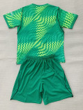2026-27 PSG Green Goalkeeper Kids Soccer Jersey