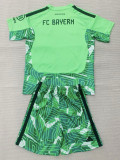 2026-27 Bayern Green Goalkeeper Kids Soccer Jersey
