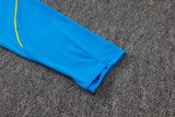 2026-27 Brazil Lake blue Half Pull Tracksuit #B26041(半拉链)