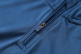 2026-27 Bayern Gray Blue Half Pull Tracksuit #B26050(半拉链)