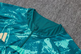2026-27 RMA Dark green Half Pull Tracksuit #B26045(半拉链)
