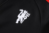 2026-27 Man Utd Black Jacket Tracksuit #A26045