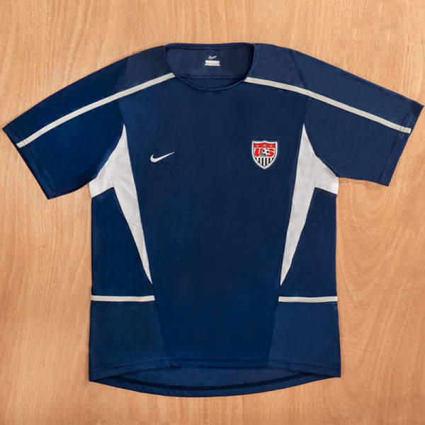 2002 USA Away Retro Soccer Jersey