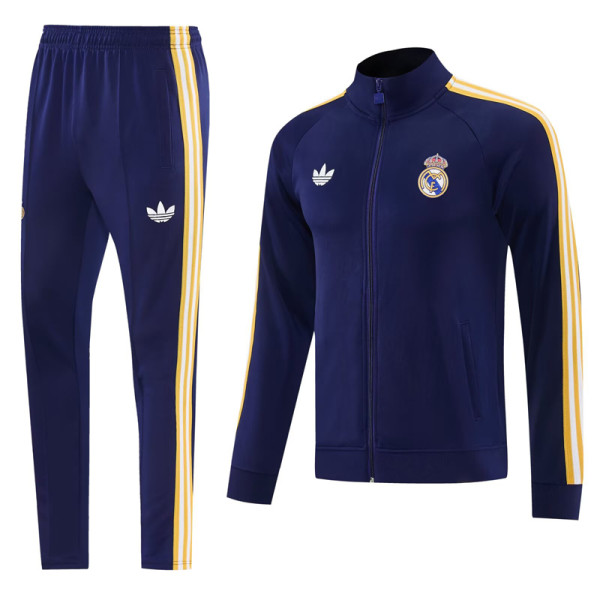 2026-27 RMA Royal Blue Jacket Tracksuit #05