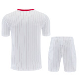 2025-26 Man Utd White red Training Short Suit