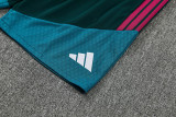 2026-27 RMA Dark green Tank top and shorts suit