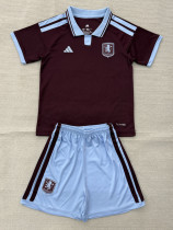 2026-27 Aston Villa Home Kids Soccer Jersey