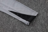 2026-27 PSG White Gray Half Pull Tracksuit #B26032(半拉链)