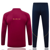 2026-27 BAR Red Half Pull Tracksuit #B26055(半拉链)