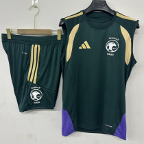 2026-27 Saudi Arabia Green Tank top and shorts suit (背心短裤)