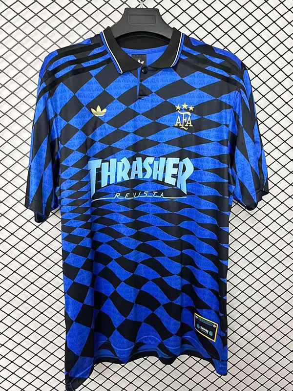 2026-27 Argentina Blue Black Joint Edition Training shirts