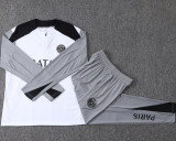 2026-27 PSG White Gray Half Pull Tracksuit #B26032(半拉链)