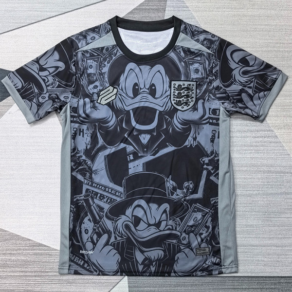 2026-27 England Black Special Edition Training shirts (唐老鸭)