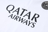 2026-27 PSG White Gray Half Pull Tracksuit #B26032(半拉链)