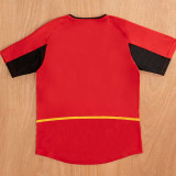 2002 Belgium Home Retro Soccer Jersey