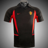 2002 Belgium Away Retro Soccer Jersey
