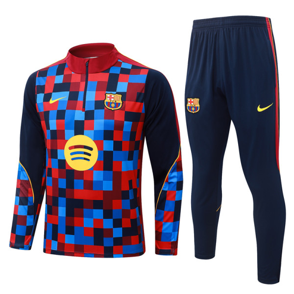 2026-27 BAR Red Half Pull Tracksuit #B26048(半拉链)