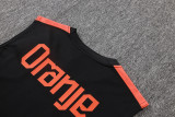 2026-27 Netherlands Black Tank top and shorts suit #D26038