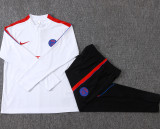 2026-27 PSG White Red Half Pull Tracksuit #B26053(半拉链)