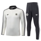 2026-27 Germany Khaki Half Pull Tracksuit #B26056(半拉链)