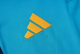 2026-27 Spain Lake blue Half Pull Tracksuit #B26016(半拉链)