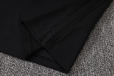 2026-27 Netherlands Black Tank top and shorts suit #D26038