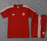 2026-27 Spain Brown Red Training Short Suit #J26037