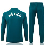 2026-27 Mexico Green Half Pull Tracksuit #B26051(半拉链)