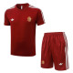 2026-27 Spain Brown Red Training Short Suit #J26037