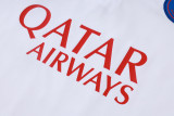 2026-27 PSG White Red Half Pull Tracksuit #B26053(半拉链)