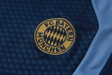 2026-27 Bayern Royal blue Tank top and shorts suit #D26041