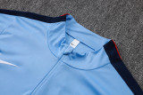 2026-27 England Light blue Half Pull Tracksuit #B26052(半拉链)
