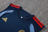 2026-27 Bayern Royal blue Tank top and shorts suit #D26041