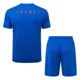 2026-27 France Fancy blue Training Short Suit #J26031