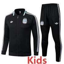2026-27 Argentina Black Kids Jacket Tracksuit #E26037(童装)