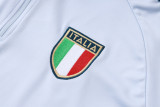 2026-27 Italy Light blue Half Pull Tracksuit #B26060(半拉链)