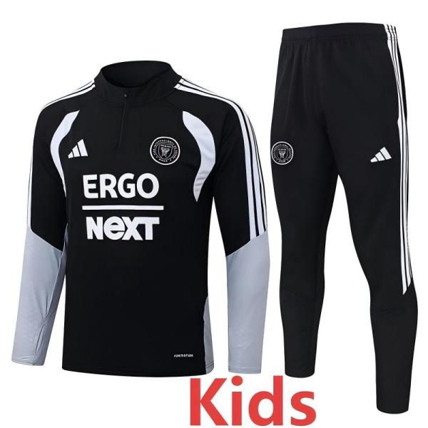 2026-27 Inter Miami Black Kids Half Pull Tracksuit #E26034(童装)(半拉链)