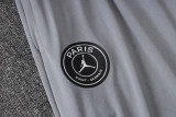 2026-27 PSG Jordan White Gray Kids Half Pull Tracksuit #E26044(童装)(半拉链)