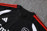 2026-27 ARS Black Kids Half Pull Tracksuit #E26040(童装)(半拉链)