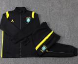 2026-27 Brazil Jordan Black Kids Jacket Tracksuit #E26042(童装)