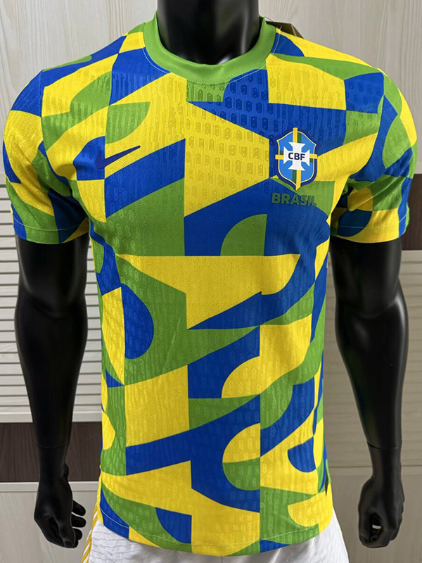 2026-27 Brazil Green Yellow Player Version Training shirts