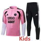 2026-27 Inter Miami Pink Kids Half Pull Tracksuit #E26032(童装)(半拉链)