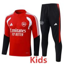 2026-27 ARS Red Kids Half Pull Tracksuit #E26041(童装)(半拉链)