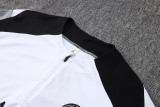 2026-27 PSG Jordan White Gray Kids Half Pull Tracksuit #E26044(童装)(半拉链)